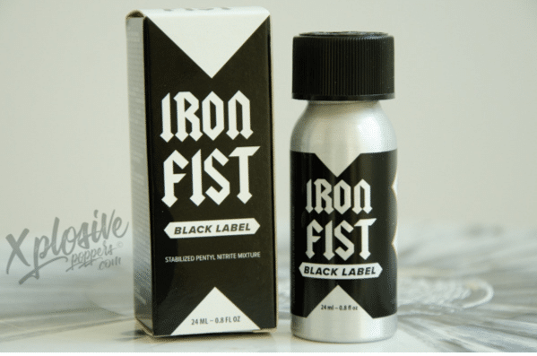 poppers iron fist black label 24ml