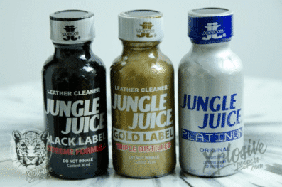 Vrai poppers puissant jungle juice platinium black et gold label
